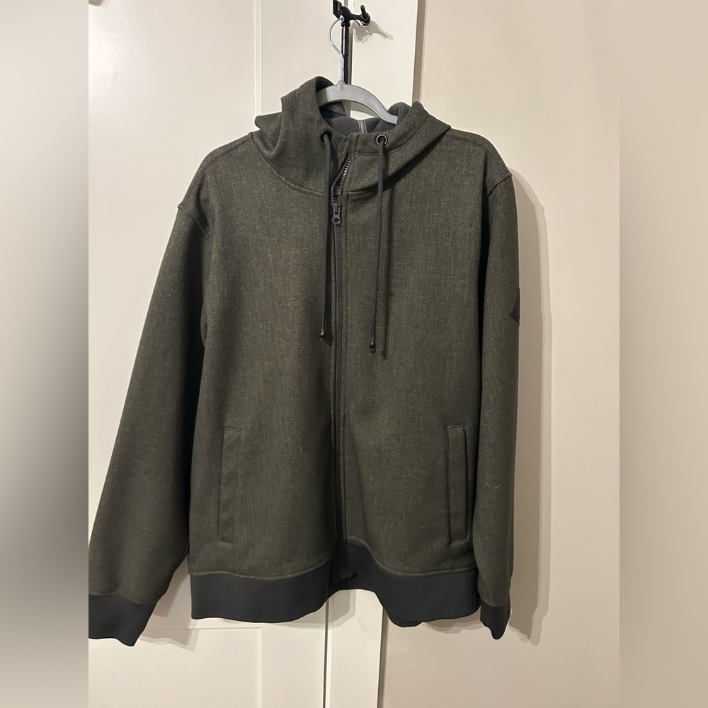 The North Face Men's Dark Green Zip-Up Light Jacket - Picture 3 of 6